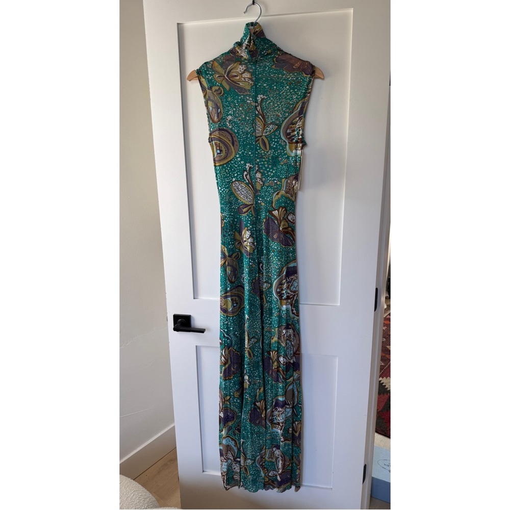 Banana Republic Green Floral Maxi Dress - Picture 5 of 5